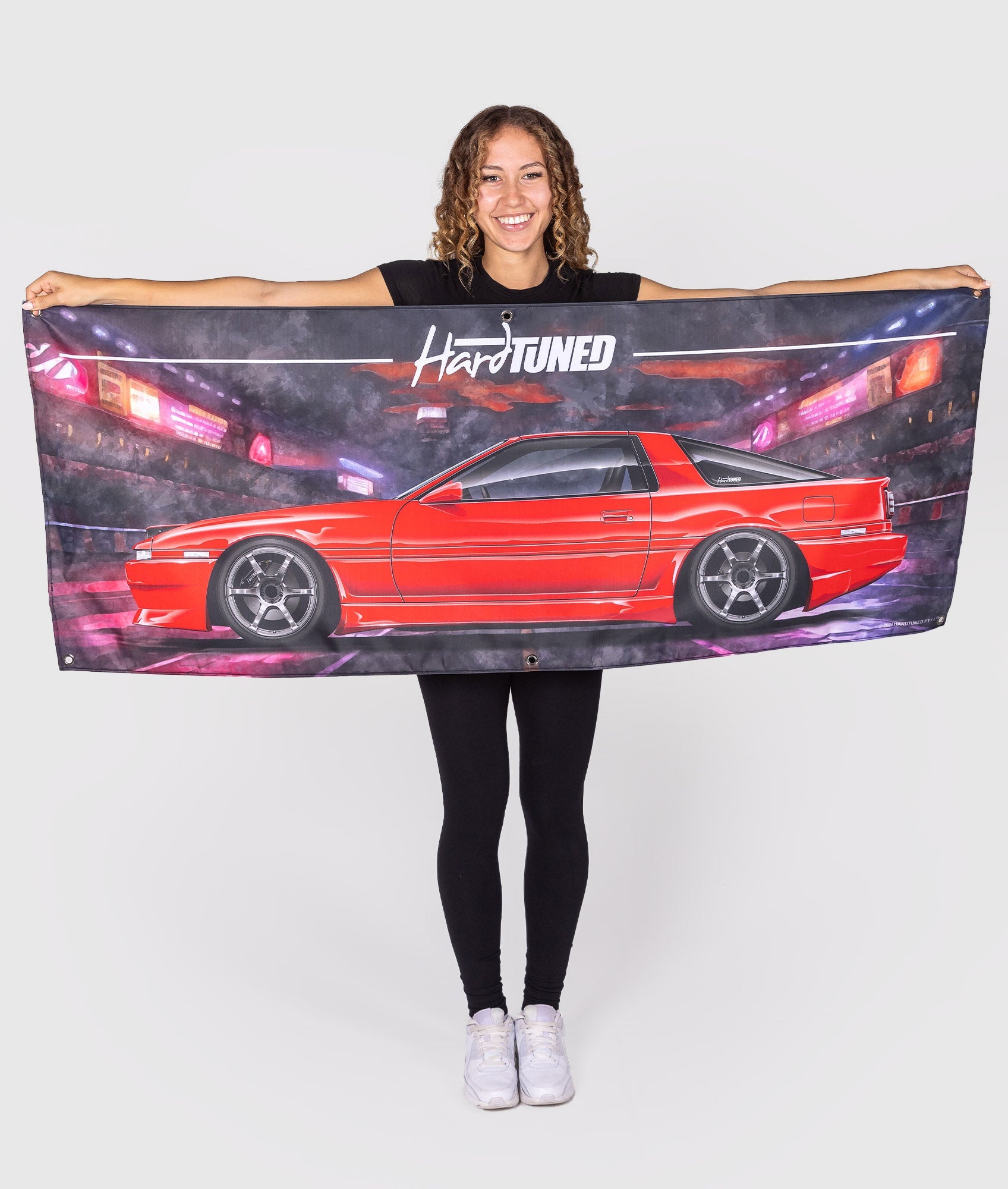 Toyota MK3 Supra Garage Flag – Hardtuned