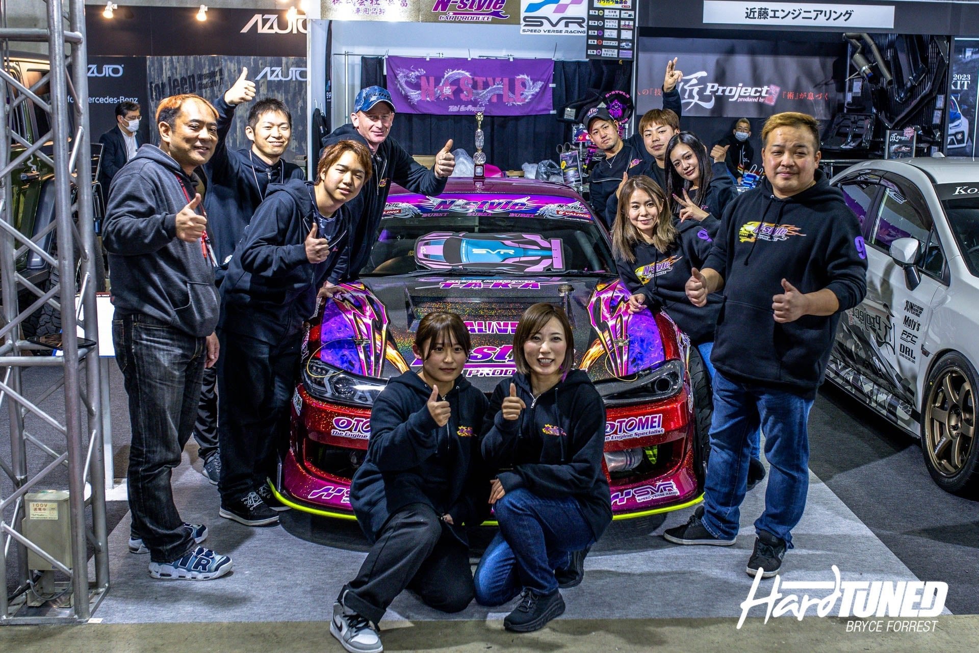 N-Style, Stacked, Valino & Naoki Nakamura at Autosalon - Hardtuned