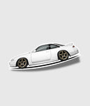 Nissan Zenki S14 Sticker - White