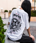 Oversized Meister Tattoo Tee - White