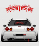 Hardtuned Metal Arch Vinyl Sticker