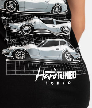 Womens Nissan Z Generations Tee - Hardtuned