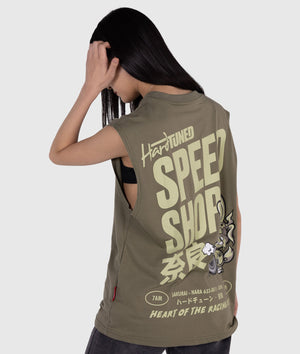 Womens Speed Shop Bunny Tank Top - Hardtuned