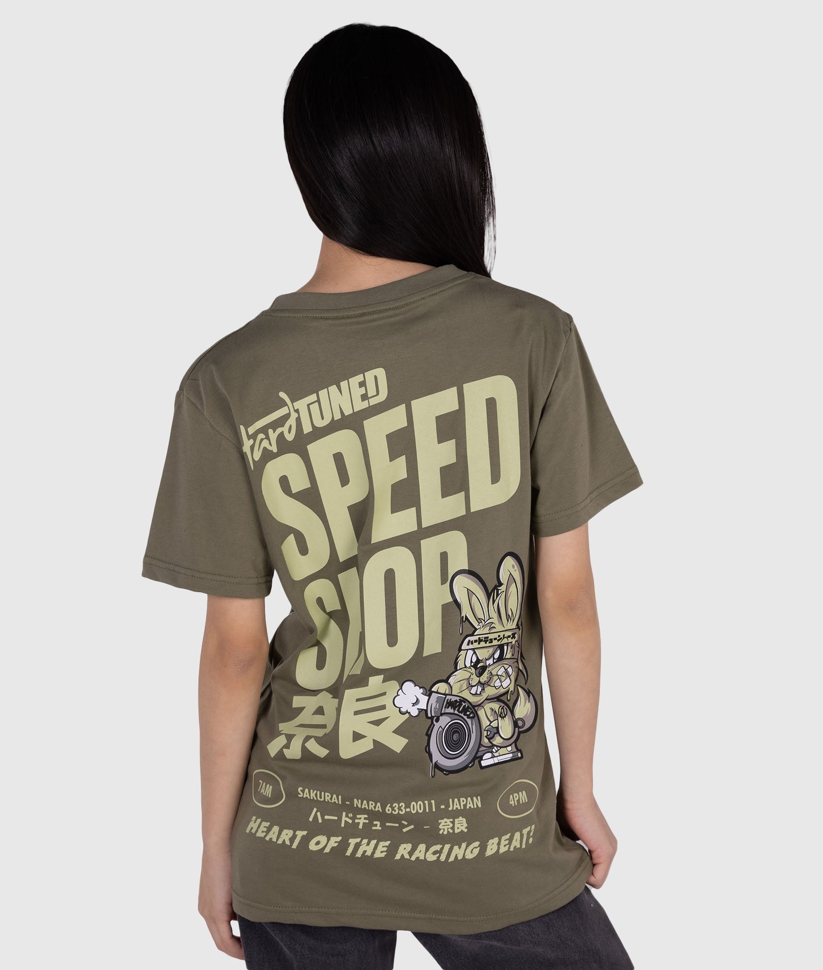 Womens Speed Shop Bunny Tee - Hardtuned