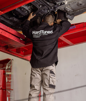 Hardtuned Long Sleeve Work Shirt - Black - Hardtuned