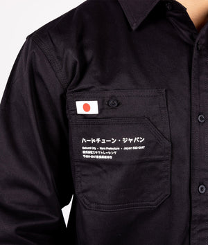 Hardtuned Long Sleeve Work Shirt - Black - Hardtuned