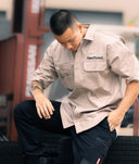 Hardtuned Short Sleeve Work Shirt - Tan - Hardtuned