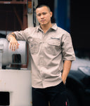 Hardtuned Short Sleeve Work Shirt - Tan - Hardtuned