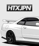 HTXJPN Classic Vinyl Sticker - Hardtuned