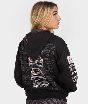 Mitsubishi Evolution Womens Hoodie - Hardtuned