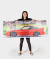 Nissan 180SX Garage Flag - Hardtuned