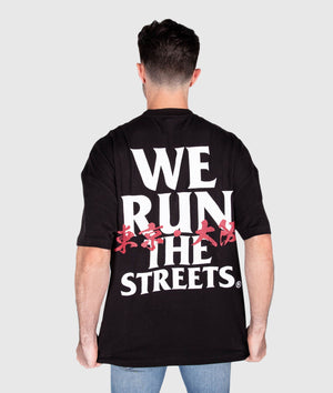 Oversized We Run The Streets Tee - Hardtuned