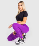 Sakura Seamless Leggings - Grape - Hardtuned