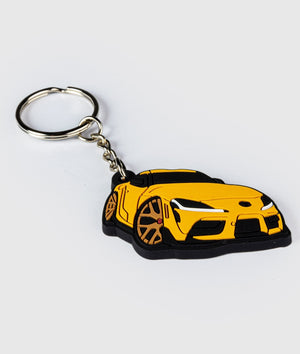 Toyota Supra MKV Soft Rubber Key Ring - Hardtuned